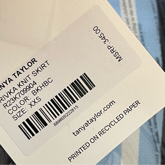 Tanya Taylor Striped Rivka Knit Mini Swing Skirt Size XXS NWT - Picture 5 of 6